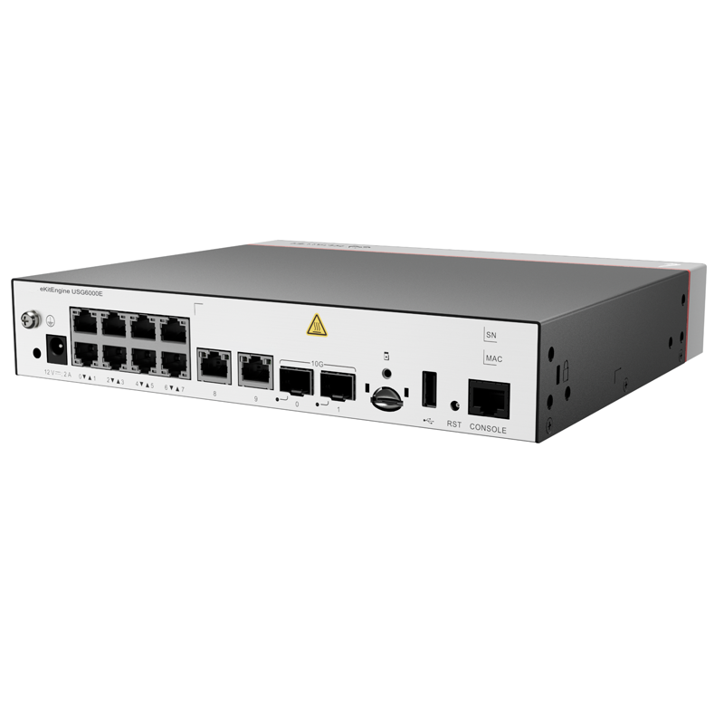 HW USG6000F-E06-D-AC 50050168 10 * GE RJ45 + 2 * GE SFP,1 * Адаптер корпоративной безопасности брандмауэр