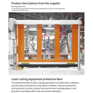 Puertas Refrigeradas Industriales de Alta Velocidad para Supermercados, Cantinas y Tiendas, con Aislamiento Térmico e Impermeabilización de PVC - Product Image 2