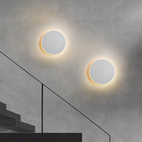 Applique murale LED ultra-mince en fer avec température de couleur multiple, garantie 2 ans, design moderne pour chambre, couloir, escalier, intensité réglable