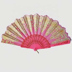 Abanicos de Seda Clásicos de Alta Calidad 2018, Abanicos de Mano Personalizados con Diferentes Colores - Product Image 5