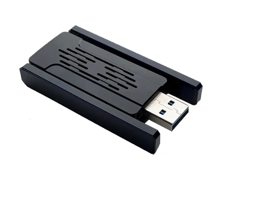 AC1300M การ์ดเครือข่ายไร้สายตัวรับสัญญาณ WiFi USB 3.0เสาอากาศคู่กิกะบิตการ์ดเครือข่ายไร้สายแบบ Dual Band