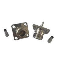 Connecteur coaxial étanche N-KF1.5, bride, connecteur femelle N pour câbles RG316 RG174