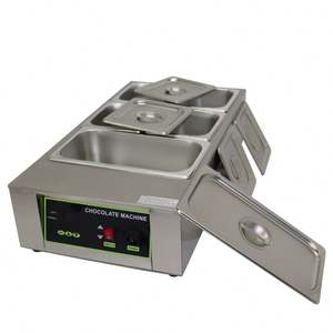 เครื่องหลอมช็อกโกแลตไฟฟ้าเชิงพาณิชย์ 5 ถัง ควบคุมด้วยระบบดิจิตอล สำหรับโรงงานแป้ง ใช้งานง่าย - Product Image 4