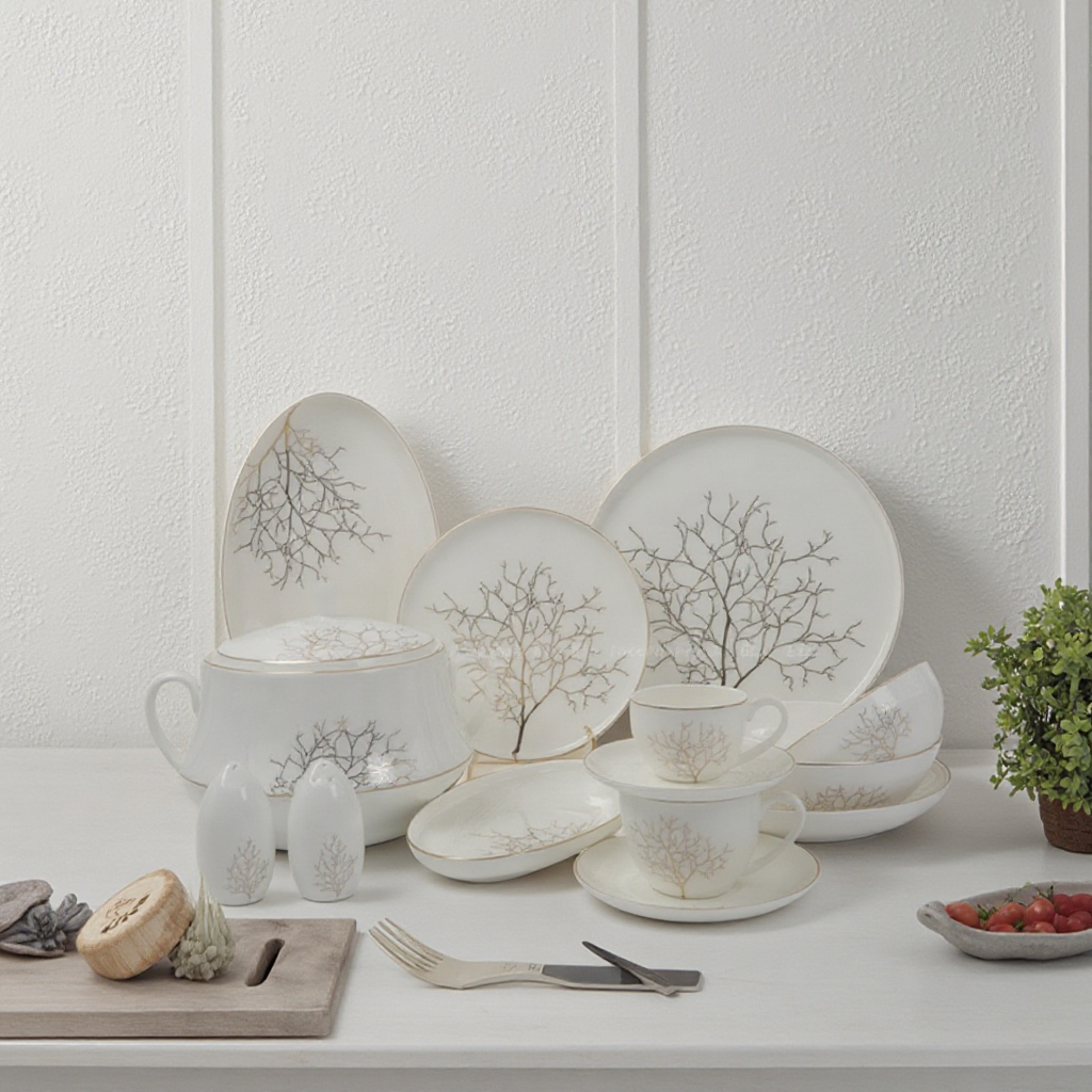 ceramic morrisons dinner set