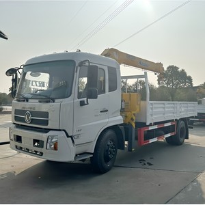 รถเครนติดรถบรรทุกตงเฟิง 8 ตัน แบบบูมยืดได้ 4x2 รถเครนติดรถบรรทุกแบบบูมตรง 5/6/7 ตัน - Product Image 5