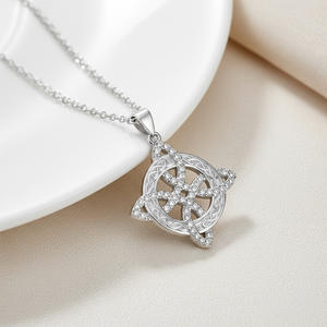 Collar de Nudo de Bruja a la Moda al por Mayor, Collar con Colgante de Nudo para Regalos del Día de San Valentín, Collar de Boda para Mujer - Product Image 2