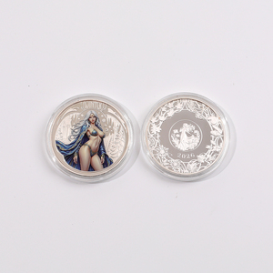 เหรียญเงินทรงกลมสีเงินบริสุทธิ์ขนาด1ออนซ์ขายส่งสี่ฤดูเทพธิดา - Product Image 4