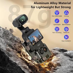 Amazear Pro ชุดขยายสำหรับ DJI OSMO Pocket 3 | กรงโลหะพร้อมฐานยึดและฐานแม่เหล็ก - Product Image 4