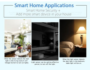 ZB-PIR-GZ 2026 Newest Tuya <b>Smart</b> <b>Home</b> Zigbee Illuminance Light Sensor with App Control Works with Alexa - Product Image 6