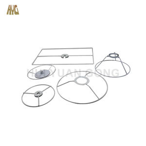 Großhandel Maßgefertigte Tisch- und Stehlampenschirm-Bausätze Metall Stahlringe Lampenschirm-Drahtgestell - Product Image 4