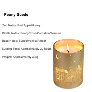 Bougie parfumée avec motif urbain romantique, parfum longue durée, veilleuse pour chambre à coucher, cadeau de fêtes, vente en gros personnalisée - Product Image 5