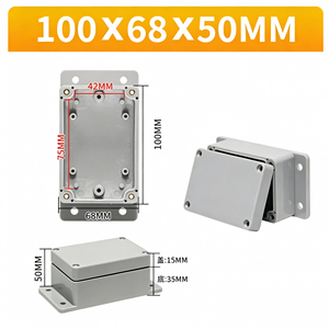 Scatola Elettrica da Esterno IP67 100*68*50mm, Contenitore per Terminali PCB, Scatola di Giunzione Impermeabile in Plastica ABS, Involucro per Strumenti da Parete - Product Image 3
