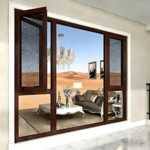 Ventanas Abatibles de Aluminio con Doble Acristalamiento y Rotura de Puente Térmico, Estándares NFRC Energy Star AS2047, Acero Inoxidable, Horizontales, para Dormitorio - Product Image 3