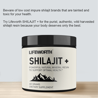 Liquide de Shilajit de l'Himalaya de qualité supérieure Lifeworth et résine de Shilajit, testé en laboratoire, riche en acide fulvique, Shilajit de l'Himalaya