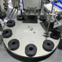 Machine de remplissage et de scellage semi-automatique Henwi à 10 postes, scelleuse à ultrasons avec fonction de remplissage pour tubes de colle crème