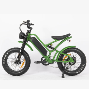 7-Speed <strong>90</strong>-100 Nm Electric Mountain <strong>Bikes</strong> Retro Fat Tire Electric <strong>Bikes</strong> 48V Lithium Battery Full Suspension Electric Bicycle - Product Image 1