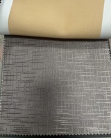 Tissu occultant tissé teint pour rideaux, poids moyen 250 g/m², en stock, emballage en rouleau