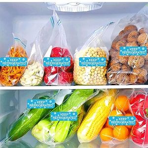 Étiquettes de chaîne du froid durables, écologiques, résistantes à l'huile, à impression thermique directe avec code-barres pour le stockage et le transport des aliments surgelés - Product Image 2