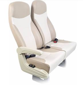 الكلاسيكية شعبية حافلة مقعد الراكب الخلفي مستلق الألومنيوم مسند ذراع طوي مع 3 نقطة حزام أمان - Product Image 4