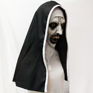 Nueva Máscara <span class=keywords><strong>de</strong></span> Monja <span class=keywords><strong>de</strong></span> <span class=keywords><strong>Terror</strong></span> <span class=keywords><strong>para</strong></span> Cosplay con Pañuelo <span class=keywords><strong>para</strong></span> <span class=keywords><strong>la</strong></span> Cabeza, Máscara <span class=keywords><strong>de</strong></span> Látex <span class=keywords><strong>para</strong></span> Disfraces, Máscara <span class=keywords><strong>de</strong></span> Monja Fantasma <span class=keywords><strong>para</strong></span> Halloween - Product Image 6