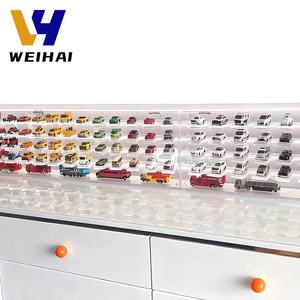 เคสโชว์โมเดลรถพิพิธภัณฑ์อะคริลิกแบบลอยพร้อมไฟ LED สำหรับรุ่น1:64กล่องซ้อนแบบแยกส่วนสำหรับ <span class=keywords><strong>TOMICA</strong></span> - Product Image 5