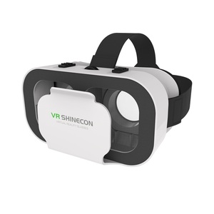 Shinecon 3D VR Kính thực tế ảo viar Goggles Tai nghe thiết bị thông minh Mũ bảo hiểm ống kính cho điện thoại di động điện thoại di động điện thoại thông minh người xem - Product Image 1