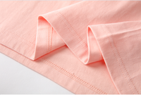 Camiseta de cuello redondo de algodón suave de 240 g/m², camiseta informal para uso diario, camiseta gruesa, duradera, lisa y sencilla.