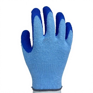 Guantes de Seguridad de Látex con Textura en los Dedos, Antideslizantes, con Puño de Punto, para Uso General, Sin Silicona, Sin Polvo, Duraderos - Product Image 4