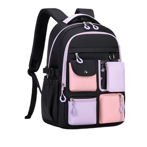 Low Custom Middle School Girl <b>Bags</b> Kids Backpack Oxford Students 2-piece Set Schoolbag Children in Grades 6-9 Backpack Lunch <b>Bag</b> - Product Image 2