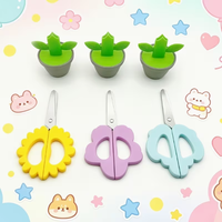 Ciseaux de bureau créatifs couleur macaron, ciseaux de papeterie portables mignons, ciseaux de découpe de papier pour loisirs créatifs