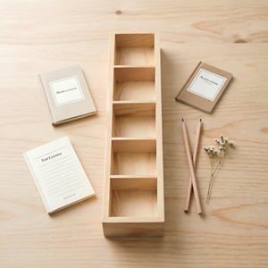 Boîte en bois <span class=keywords><strong>Ricard</strong></span> rectangulaire personnalisée pour cosmétiques de bureau, fruits secs et cadeaux - Product Image 3