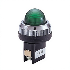 ไฟแสดงสถานะอุปกรณ์ LED แบบพลาสติกชนิดตรงขนาด 25 มม. รุ่น AUSPICIOUS (NPLR-25B) แรงดันไฟฟ้าเข้า AC 165-265V ค่า CRI 50 ขั้วต่อ Ba9S อายุการใช้งาน 30000 ชั่วโมง - Product Image 1