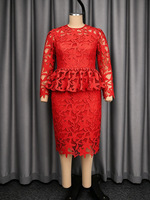 Nouvelle robe africaine pour femmes grande taille, tenue de mode africaine, styles de robes en dentelle africaine