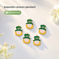 إكسسوارات تعليقات للقلائد والأساور بتصميم وشاح نسائي كرتوني بنمط قطرات الزيت، للتصنيع الذاتي، من سبيكة، للتجارة العابرة للحدود، بيع مباشر من المصنع