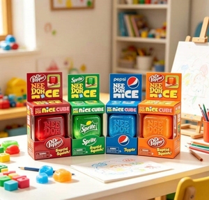 Nouveau stock – Jouet anti-stress en TPR en forme de cube de soda, mignon Sprite Fanta <span class=keywords><strong>Cola</strong></span>, pour soulager l'anxiété, jouet sensoriel, cadeau pour enfants - Product Image 4