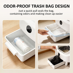 Caja de Arena Inteligente Autolimpiable para Gatos con Control por Aplicación, Eliminación de Olores y 13 Sensores de Seguridad - Product Image 4