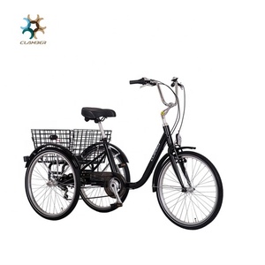 Vélo à une vitesse avec pneus, système de freinage V-brake, fourche en aluminium et acier standard GW7001, 3 roues GW7001 - Product Image 1