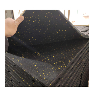 Plancher en caoutchouc réducteur de bruit pour équipement de gymnastique bureau à domicile isolation de Vibration insonorisée matériau dense épais - Product Image 2