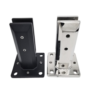 ราวบันไดระเบียงสแตนเลสทรงสี่เหลี่ยมฐานเหล็กชุบกระจกแบบ DIY ขายดี - Product Image 1