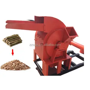 2024 Hot Sale Coconut Husk Grinder Waste Wood Log Crusher Machine For Making Sawdust