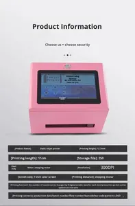 <strong>Desktop</strong> Static Inkjet Printer for Production Date Coding Automatic Intelligent Inkjet Printer Small <strong>Desktop</strong> <strong>Coder</strong> - Product Image 2