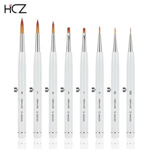 Nouvelle conception – Pinceaux dentaires en céramique à manche acrylique détachable pour laboratoire dentaire – Pinceaux longs pour vernis et composite – Pinceaux dentaires pour porcelaine - Product Image 1