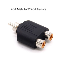 Adaptateur de prise audio Connecteur RCA mâle femelle vers RCA 3,5 mm 6,35 mm Mono et stéréo double canal Connecteur mâle femelle
