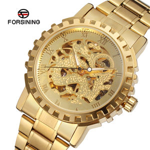 Reloj de Pulsera de Lujo para Hombre con Diseño de Esqueleto Automático en Oro, Nuevo Producto de Importación al por Mayor desde China - Product Image 1