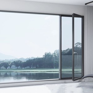 Finestra a Battente Meadow Supply con Doppio Vetro a Taglio Termico e Vetrate su Misura per Soggiorno con Vista sul Prato - Product Image 1