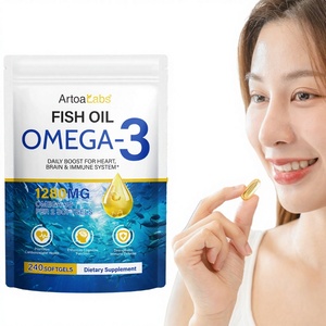ArtoaLabs Booste la santé du cœur, du cerveau et du système immunitaire, 240 gélules comestibles, vitamine E, EPA, DHA, huile de poisson oméga 3 de haute mer, capsules de gélules molles - Product Image 3
