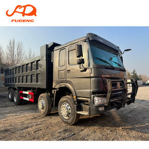 <span class=keywords><strong>Camion</strong></span> benne Howo d'occasion 8X4 12 roues, cabine noire, à vendre à bas prix, livraison immédiate - Product Image 4