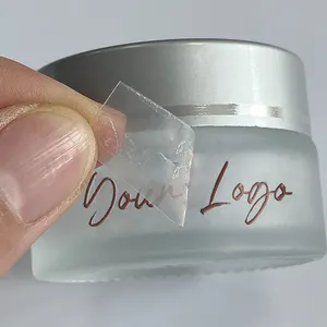 Wholesale die cut transfer hologram logo vinyl transfer sticker uv logo label sticker for cups transfer sticker