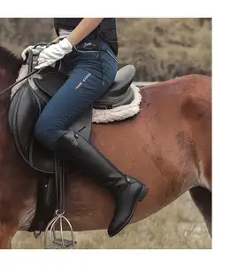 סוסים סוסים סוסים הורשי בתוספת מתנע גב zip מגפי שדה רוכב