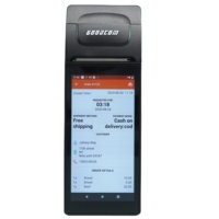 GOODCOM Máquina de mano POS con escáner de código QR Sistema 4G NFC Bluetooth USB WIFI Conectividad Impresora resistente